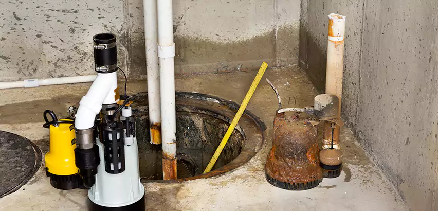 Installing Sump Pump in Finished Basement in Bethlehem, PA